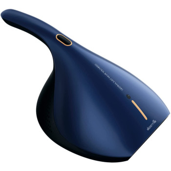 Deerma Cm818 Handheld Dust Mite Vacuum Cleaner Dust Mites Remover With Uv Sterilization 13000Pa Vacuum For Bed And Sofa Hepa Filtration 450W - Blue