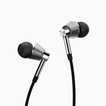 1More E1001 Tripler Driver In-Ear Headphones Two Balanced + One Dynamic Driver Delivery And Superior Sound Quality 3.5Mm Plug 99Db Sensitivity 32 Impedance - Silver