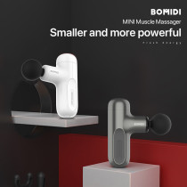 Bomidi M1 Portable Mini Massage Gun With High Torque Motor & 4 Unique Attachments 2500Mah Long Battery Life Type-C Charger - White