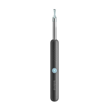 Bebird R1 Wireless Smart Visual Ear Stick With 1080P Otoscope Hd Camera & 6 Led Lights For Ear Cleaning 2 Sprial Silicone Ear Scoops 300W - Black