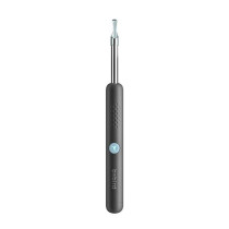 Bebird R1 Wireless Smart Visual Ear Stick With 1080P Otoscope Hd Camera & 6 Led Lights For Ear Cleaning 2 Sprial Silicone Ear Scoops 300W - Black