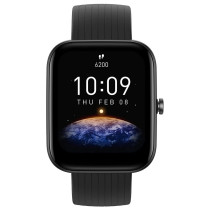 Amazfit Bip 3 Smart Watch 1.69-Inch Large Hd Display Health & Fitness Tracker 5Atm Waterproof Fitness Watch - Black