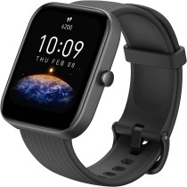 Amazfit Bip 3 Pro Sport Smart Watch 1.69 Color Display 4 Satellite Positioning System 60+Sports Mode Fitness Watch 5 Atm Waterproof - Black