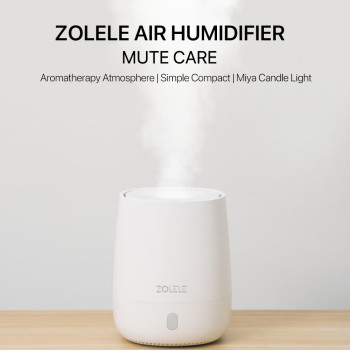 Zolele Ad1 Mini Humidifier Aroma Diffuser 120Ml Mini Air Purifier Aromatherapy Oil Diffuser Machine 5W Type-C - White