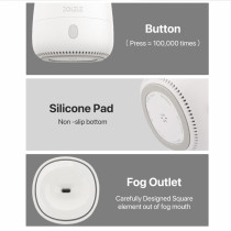 Zolele Ad1 Mini Humidifier Aroma Diffuser 120Ml Mini Air Purifier Aromatherapy Oil Diffuser Machine 5W Type-C - White