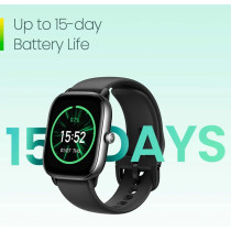 AMAZFIT GTS 4 Mini Smart Watch Ultra Slim 1.65-inch AMOLED Display GPS 15 Days Battery Life - Black