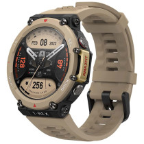 Amazfit T Rex 2 Smart Watch 1.39-Inch Amoled Display Real Time Navigation Gps Health & Fitness Tracker Sport Watch - Desert Khaki