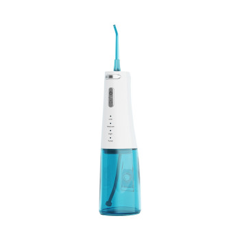 Bomidi D3-Pro Portable Dental/Oral Irrigator 360 Rotatable Nozzle 300Ml Easy Cleaning 7 Level Adjustable Water Pressure Type-C Ipx7-White/Blue