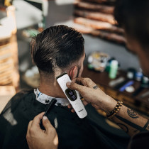 Bomidi L1 Electric Hair Clipper Lcd Display Rechargeable Razor Trimmer Adjustable Speed Shaver Type-C Charging - White