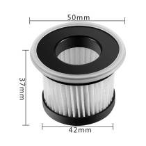 Deerma Vacuum Cleaner Dedicated Filter Core For Cm800/Ex919/Cm818 Vacuum Cleaner Hepa Replacement Filter - Black/White