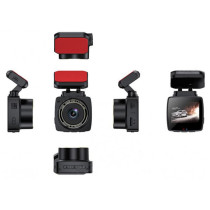 JIEKEMI KM300 Smart Car Camera 140° FOV Rear Cam Night Vision Dash Cam 1080P FHD Resolution Control via APP - Black
