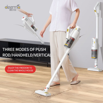 Deerma Dx888 3-In-1 Portable Vacuum Cleaner With 18000Pa Strong Suction & 500Ml Dust Bag Handheld Vacuum - White