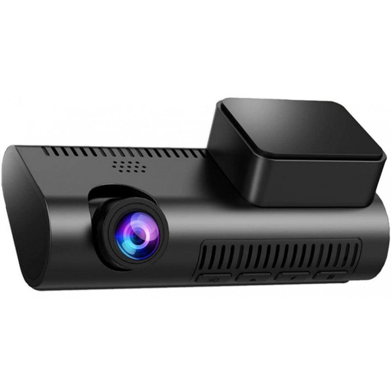 JIEKEMI KM500 Smart Dash Cam 4K HD With Built-in WiFi & GPS Gravity Sensor Super Night Vision Camera - Grey