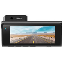 JIEKEMI KM500 Smart Dash Cam 4K HD With Built-in WiFi & GPS Gravity Sensor Super Night Vision Camera - Grey