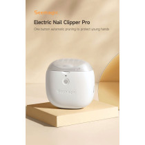 Seemagic Portable Electric Nail Clipper Pro Automatic Nail Cutter With Safety Sensor Rechargeable Type-C - White