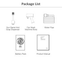 Xiaomi Mijia Wireless Car Washer High Pressure Car Washer Multifunctional Water Spray 2000Mah Rechargeable Battery - White