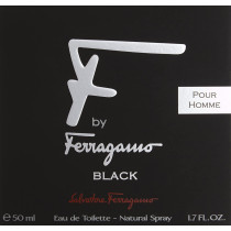 Salvatore Ferragamo F Black For Men, 1.7 Oz Edt Spray