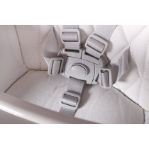 Teknum - Premium Dual Height Wooden High Chair - White