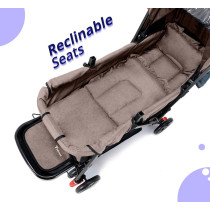 Teknum Double Baby Stroller - Khaki
