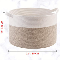 Little Story - Cotton Rope Diaper Caddy XL - Ivory
