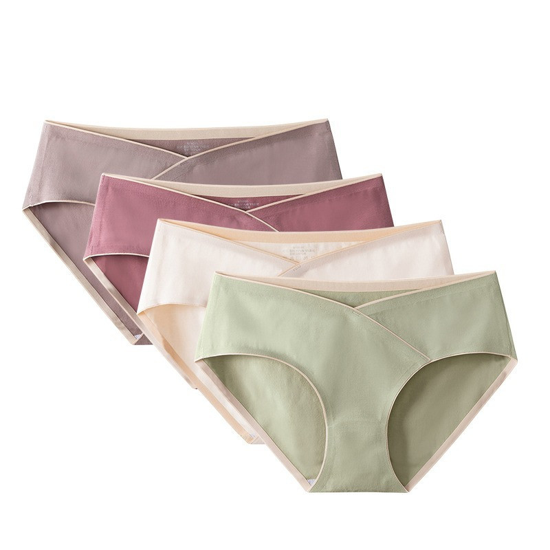 Sunveno Maternity Seamless Low Waist Briefs - Set of 4 - L