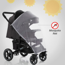 Teknum Reversible Moon Walk Stroller Black