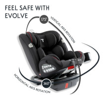 Teknum Evolve 360 Car Seat 0-12yrs Black