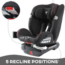 Teknum Evolve 360 Car Seat 0-12yrs Black
