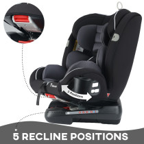 Teknum Evolve 360 Car Seat 0-12yrs Grey