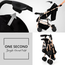 Teknum Reversible Trip Stroller Black