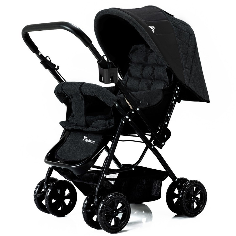 Teknum Reversible Look at Me Stroller - Black