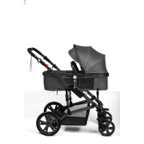 Teknum 3 in 1 Pram Stroller and Infant Car Seat Bundle - Space Grey