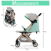 Teknum Explorer Travel Stroller-Mint Green