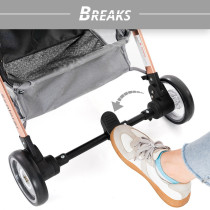Teknum Explorer Travel Stroller-Grey