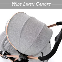 Teknum Explorer Travel Stroller-Grey