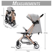 Teknum Explorer Travel Stroller-Grey