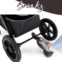Teknum 3in1 Compacto Travel Stroller-Black