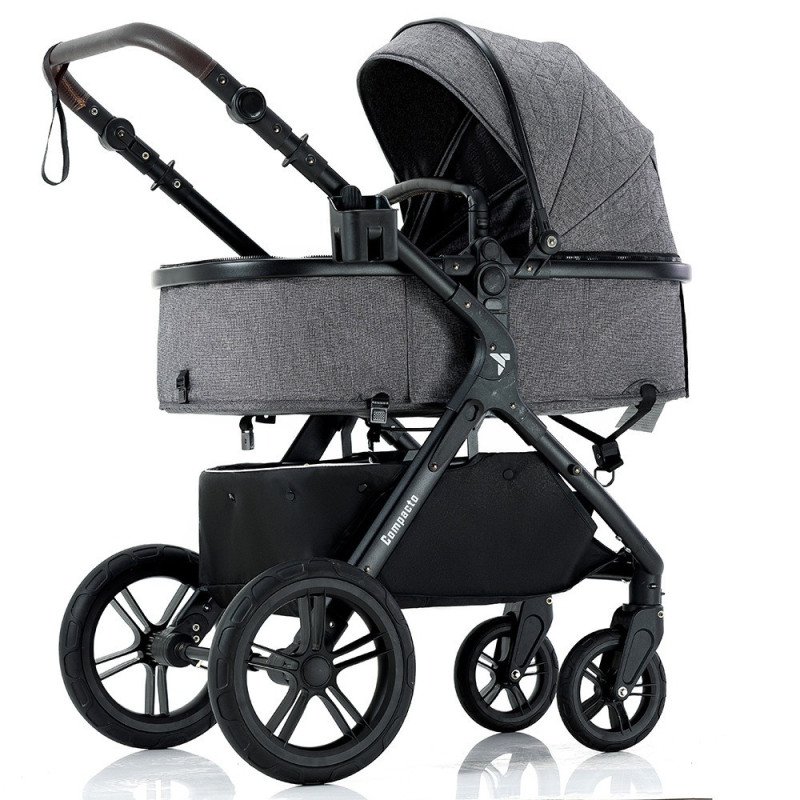 Teknum 3in1 Compacto Travel Stroller-Dark Grey