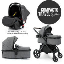 Teknum 3in1 Compacto Travel Stroller-Dark Grey