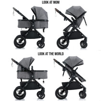 Teknum 3in1 Compacto Travel Stroller-Dark Grey