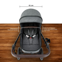 Teknum 3in1 Compacto Travel Stroller-Dark Grey