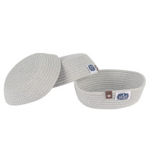 Little Story Multipurpose Rope Baskets- Set of 3 - Grey