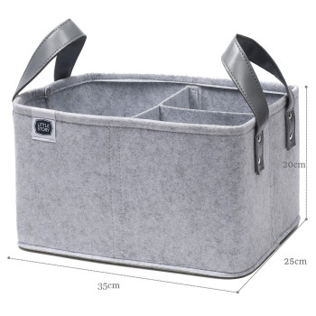 Little Story Diaper Caddy Simplex-Grey