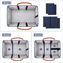 Little Story Premium Diaper Caddy-Blue