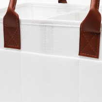 Little Story Diaper Caddy+Travel Pouch-Medium-White