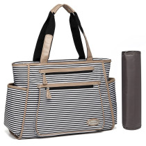 Little Story Betty Diaper Bag-Ivory