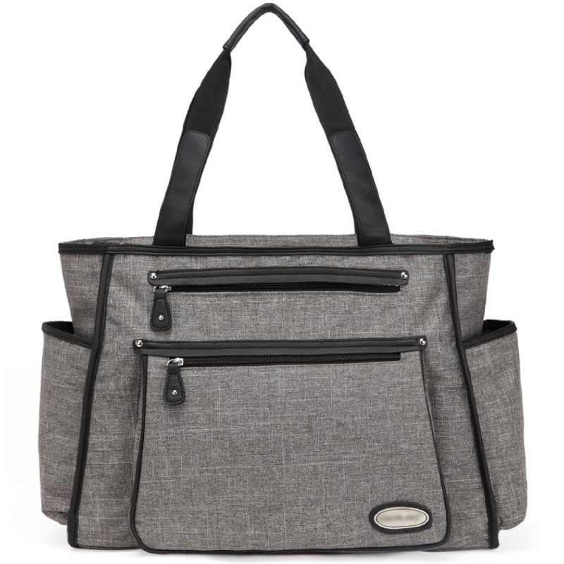Little Story Betty Diaper Bag-Grey