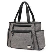 Little Story Betty Diaper Bag-Grey