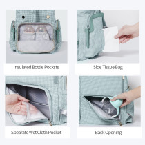 Sunveno Vouge Diaper Bag - Green