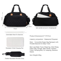 Little Story Bed in a Bag Quilted - Black